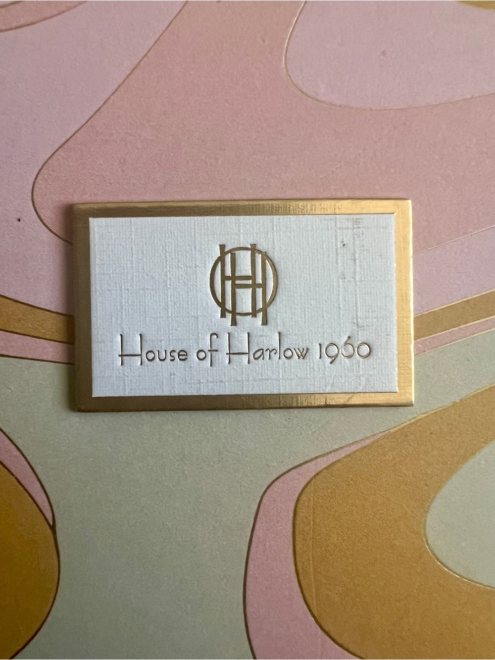 NIB House of Harlow 1960 Mesa Dangle Gold Earrings Fringe Party Wedding Festival - Picture 7 of 7
